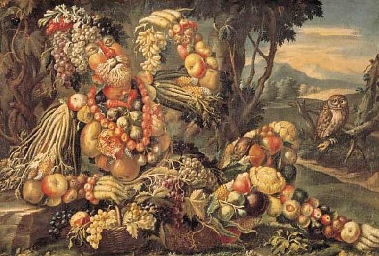 Giuseppe Arcimboldo Der Herbst France oil painting art